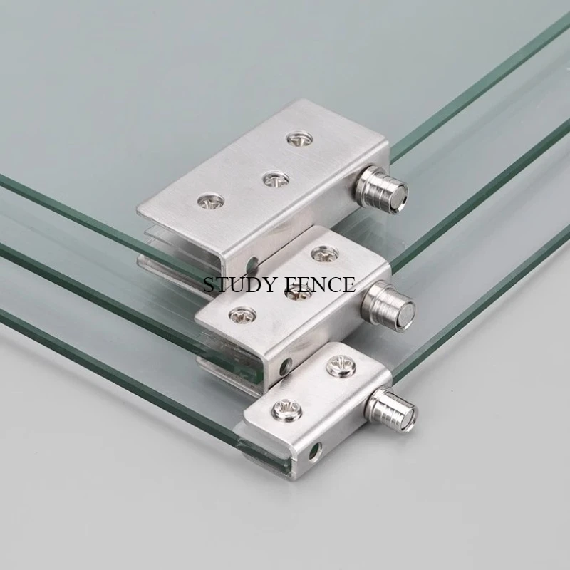 Glass Door Hinge - Conjunto de 2 Dobradiças de Aço