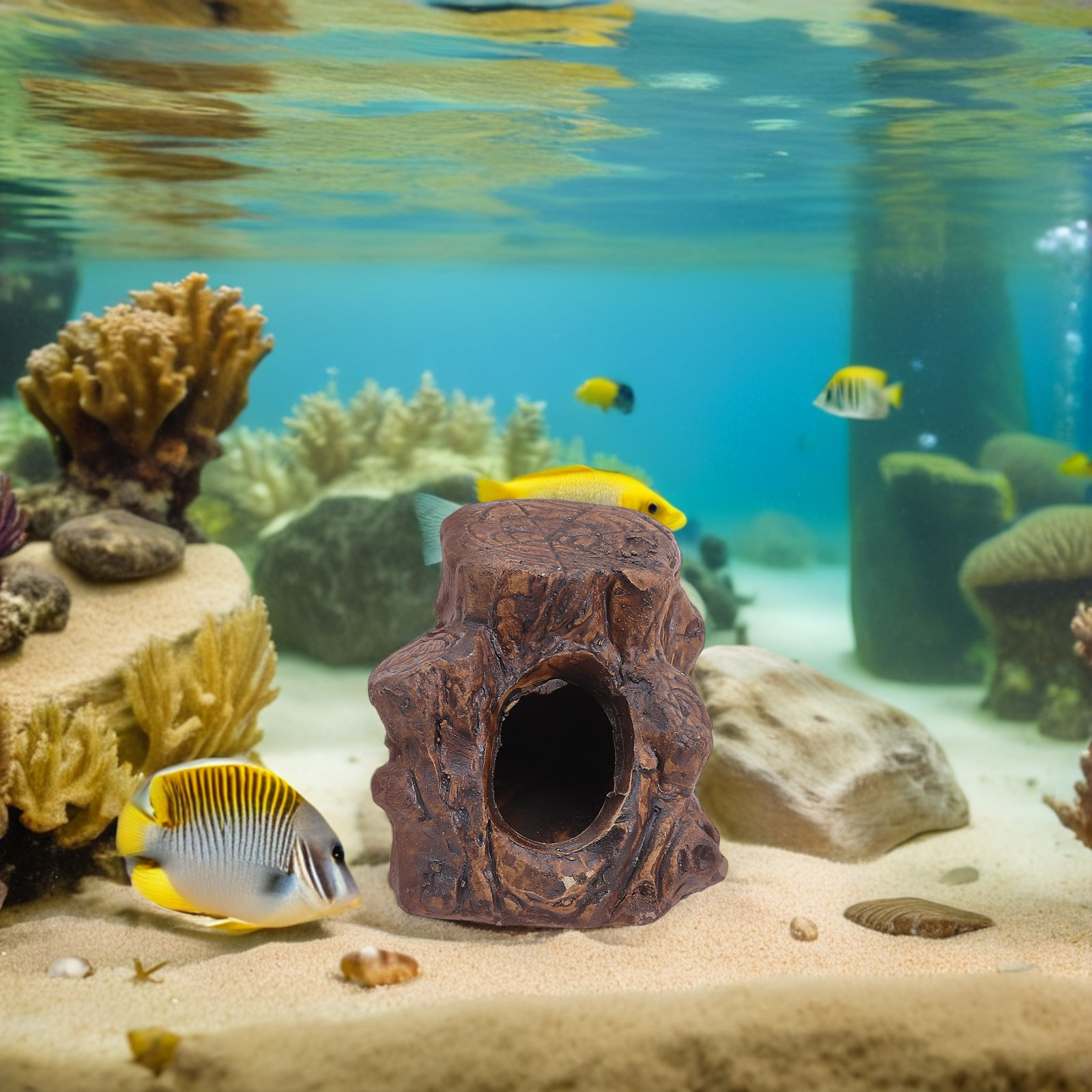 2 Peças de Decorações para Aqu - Hide Cave Ceramic avaliação e preço