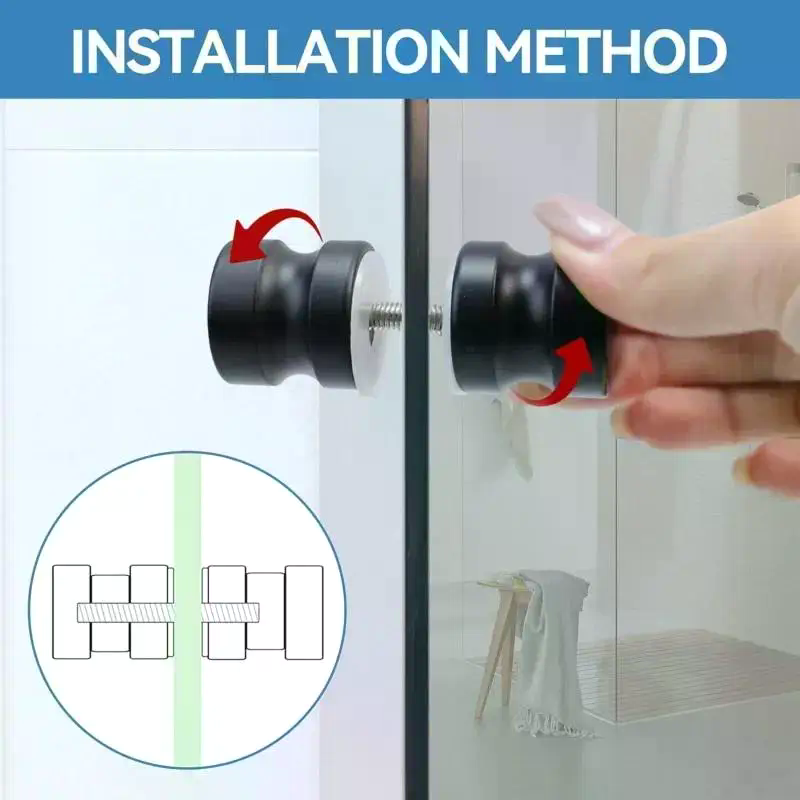 Puxador Elegante para Porta de - Glass Door Hinge avaliação e preço