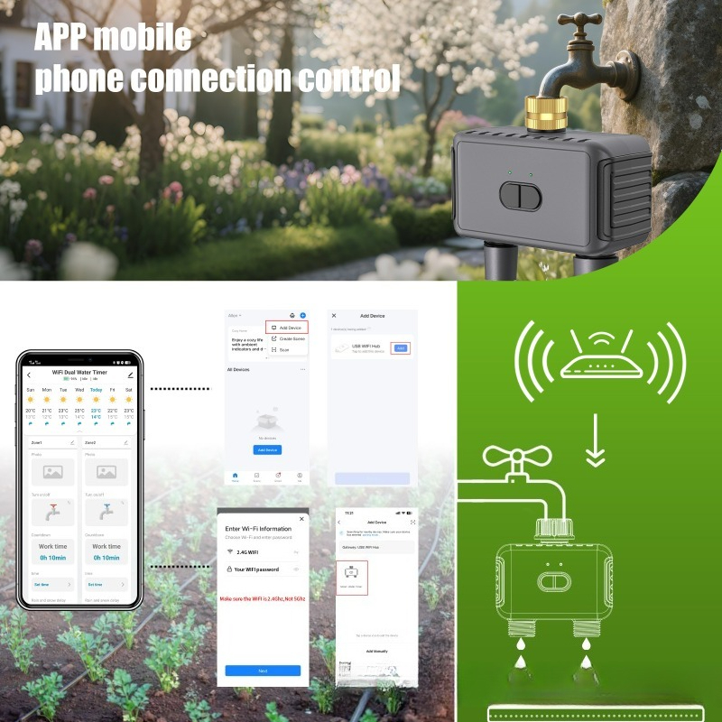 Controlador de Irrigação Intel - Timer Dual Outlet avaliação e preço